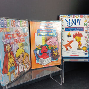 Cliffords Puppy Days Red Ridinghood And I Spy Kids Scholastic DVDs All SEALED
